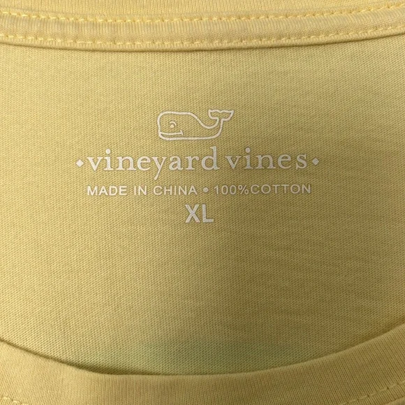 Vineyard Vines Yellow & Blue Tee - Picture 3 of 7